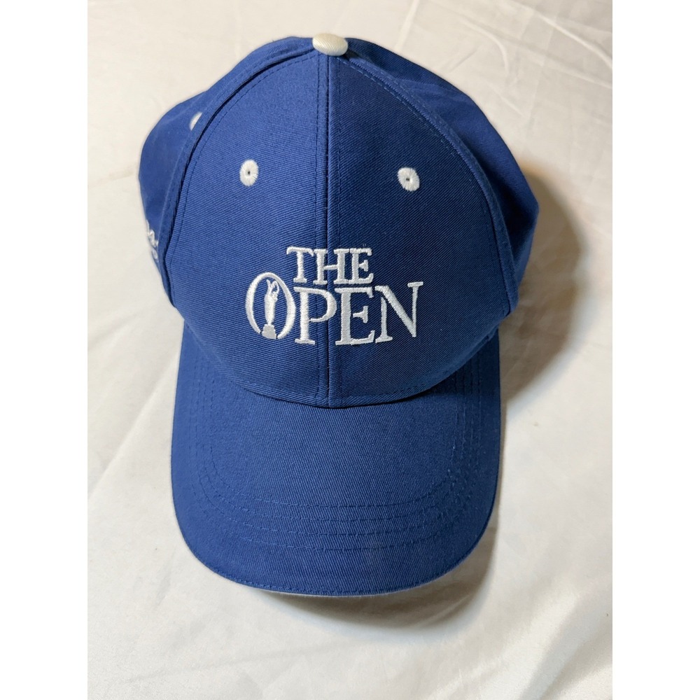 The Open 144th Andrews Golf Hat Cap Ahead Classic Cut Blue‎ Strapback Adjustable